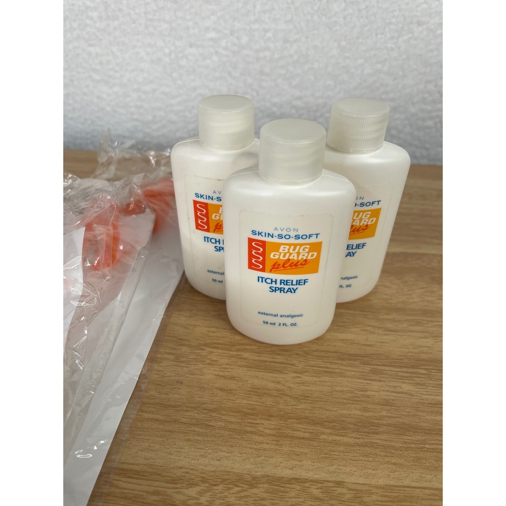 Avon Skin-So-Soft Bug Guard Plus Itch Relief‎ Spray 2oz Bundle of 3 with Pumps